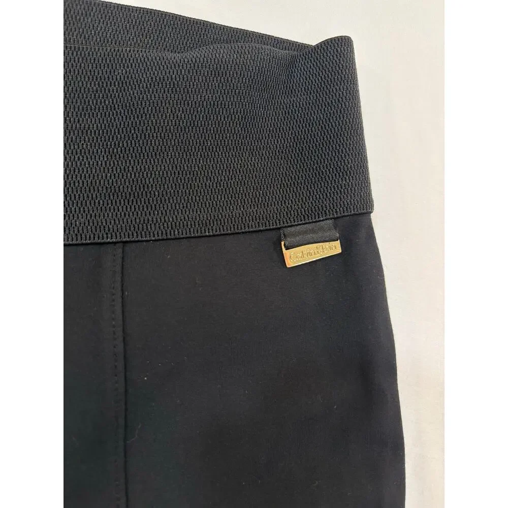 Calvin Klein Pull On Black Dress Pants Size XL